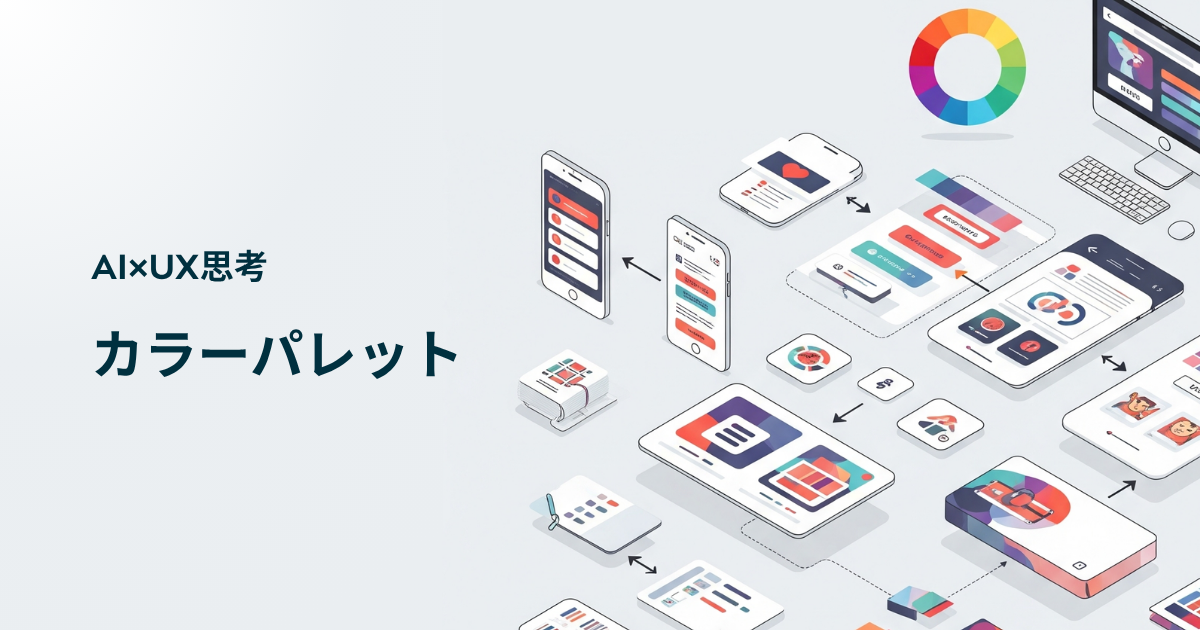 【プロが使う配色術】AIで極める!UX思考のWebカラーパレット設計